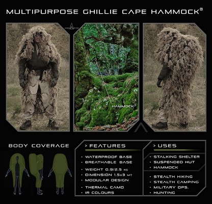 ProApto Multipurpose Ghillie Cape Hammock®