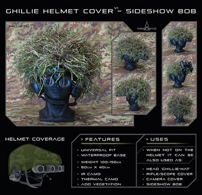 ProApto Ghillie Helmet Cover V1